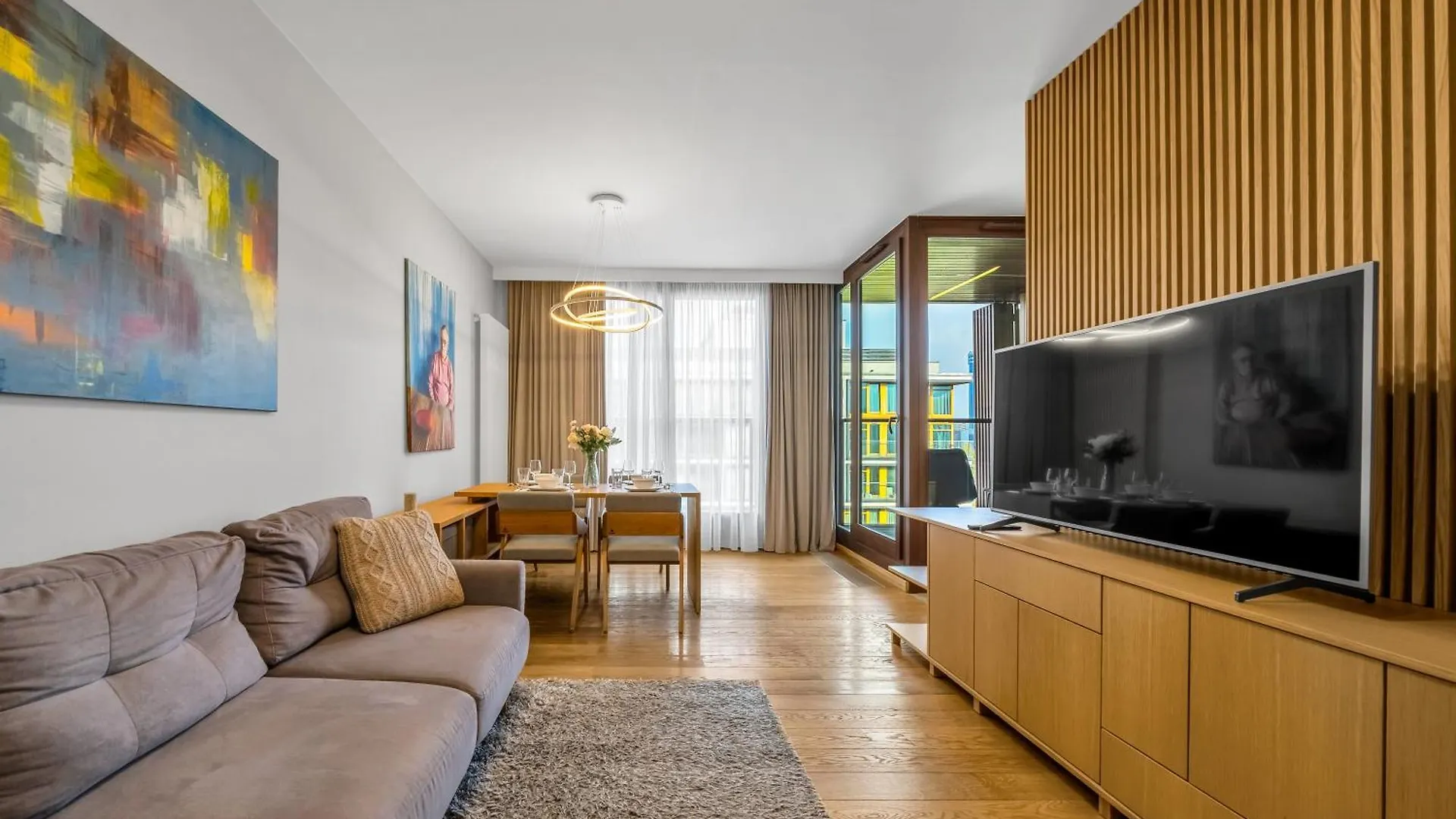 Apartment Warsaw Kolejowa Apt - Parking, Balcony, Workspace - By Rentujemy