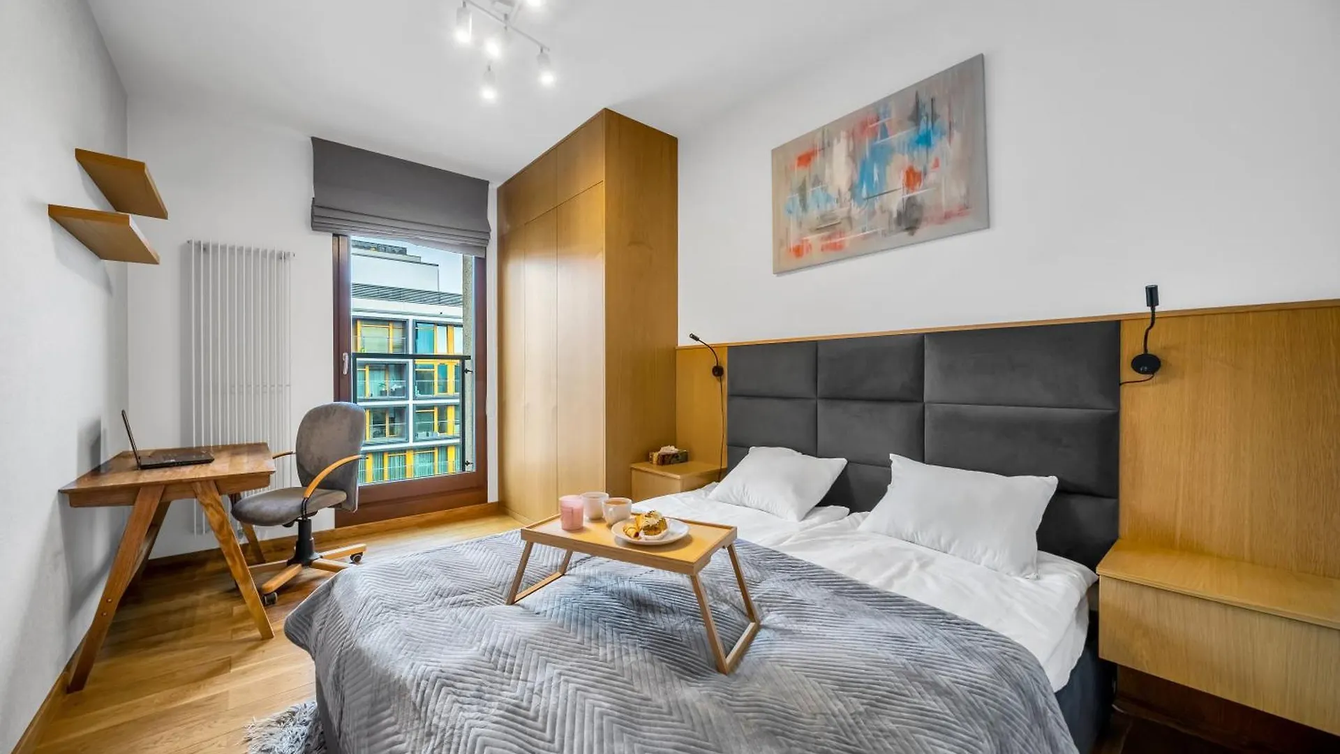 Apartment Warsaw Kolejowa Apt - Parking, Balcony, Workspace - By Rentujemy